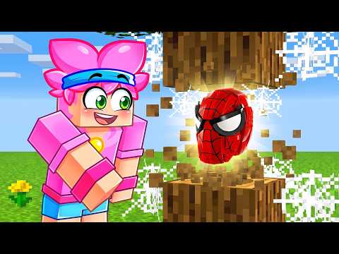 Minecraft pero los Bloques dan SPIDERMAN!