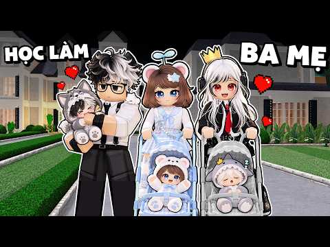 Tụi Mình Học Làm BA MẸ Chăm Sóc Em BÉ 👨‍👩‍👧💕