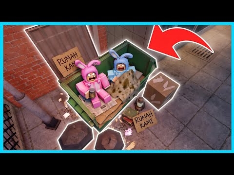 MIPAN & ZUZUZU JADI MISKIN DAN HIDUP DI TEMPAT SAMPAH KECIL! ROBLOX