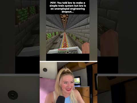 Zug Bauen in Minecraft