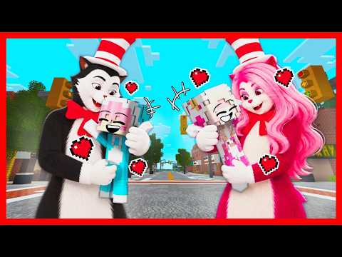 ATUN & MOMON DI ADOPSI CAT IN THE HAT !! Feat @sapipurba  Minecraft
