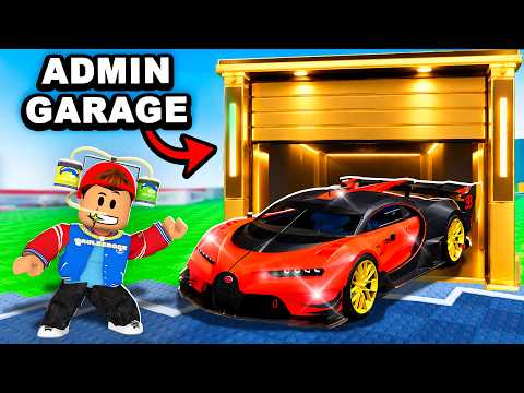 🔴 LIVE - NEUE ADMIN GARAGE in MEINEM ROBLOX SPIEL! (Steal all Cars)