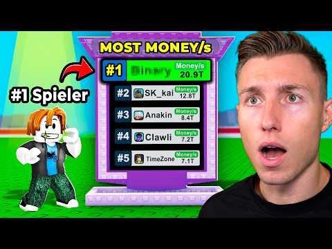 In TOP 1 SPIELER ACCOUNT EINLOGGEN in meinem Roblox Spiel!