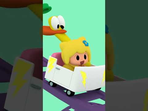 ¿PUEDE Pato SALVAR su CELULAR?! 📱🎢 | ¡Persecución en la MONTAÑA RUSA con Bea!  #pocoyo