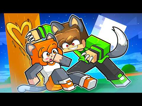 Virei LOBO para APAIXONAR a GAROTA LOBO no Minecraft!