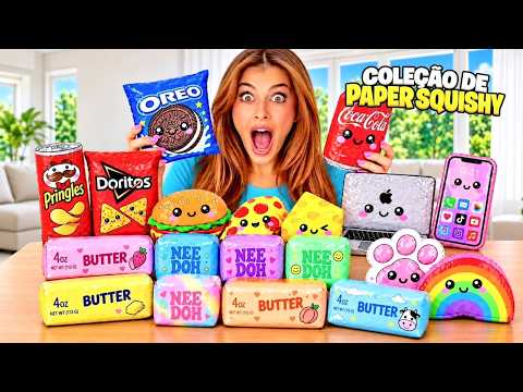 Quem fizer a MELHOR COLEÇÃO DE PAPER SQUISHY VENCE *Qual coleção foi a mais rara?