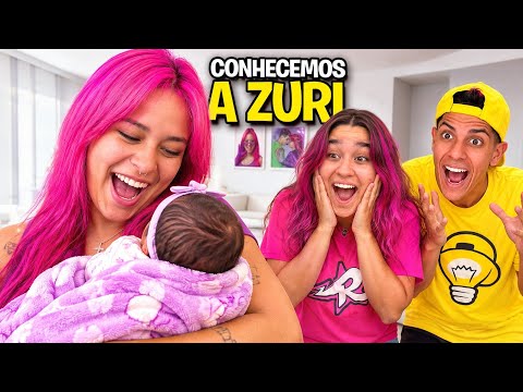 MINHA PRIMEIRA VEZ VENDO O ROSTO DA ZURI *Pegamos ela ? 