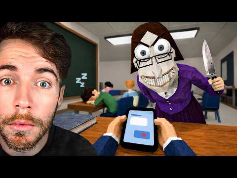 TU DOIS SÉDUIRE TA CRUSH PAR SMS EN COURS… MAIS TA PROF EST UNE PSYCHOPATHE…