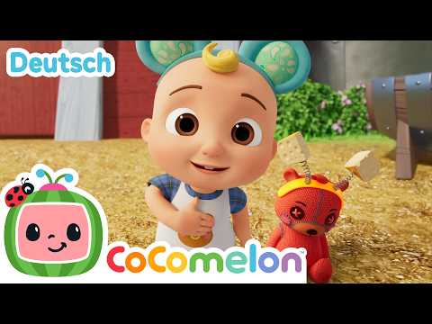 Der Bauer ist im Tal 🧑‍🌾 CoComelon Deutsch | Cartoons und Kinderlieder