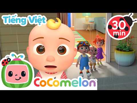 Mưa Hãy Đi Đi | Bài hát dành cho trẻ em | CoComelon Lồng tiếng việt - Karaoke dành cho trẻ em