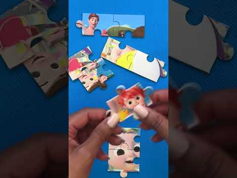 Собери пазл на пляже! 🧩 Учим фигуры с CoComelon!  #cocomelon