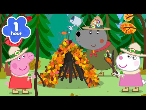 Peppa Wutz baut die GRÖSSTE HÜTTE AUS ÄSTEN! 🌳 Waldclub | Neue Ganze Folgen