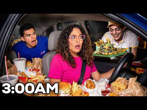 EXPERIMENTEI TODOS OS DRIVE THRUS DEPOIS DA 00:00!