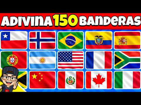 ¿Podrás Reconocer 150 BANDERAS En Solo 3 SEGUNDOS?⏰😱Adivina El PAÍS Por Su BANDERA🌎🚩