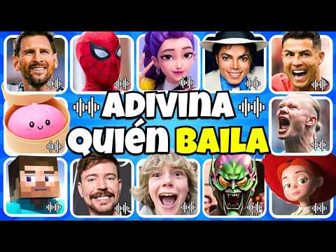 ¡Adivina Quién Baila! Los Mejores BAILES 2026😱¿Quién Baila Mejor?🤔Rumi💜Cristiano⚽Spider-Man❤️Messi🩵