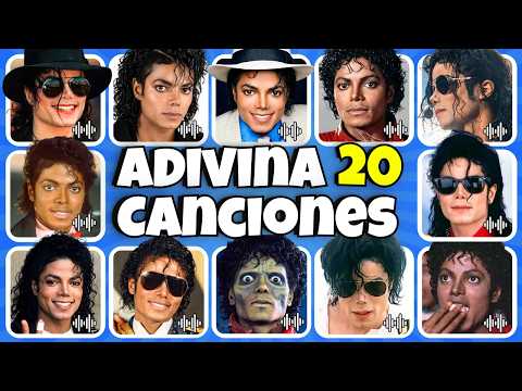 Adivina 20 CANCIONES De MICHAEL JACKSON😱🎶❤️Beat It🎶Billie Jean🪩Thriller🧟Quiz De Michael Jackson❤️