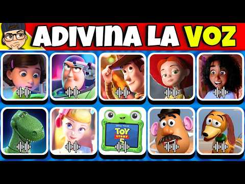 Adivina 20 PERSONAJES De TOY STORY 5😱Personajes De Toy Story❤️Woody🤠Buzz🚀Adivina Por La Voz🎶❤️