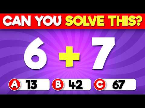 Math Challenge ➗🤔 Can You Solve These Math Puzzles?