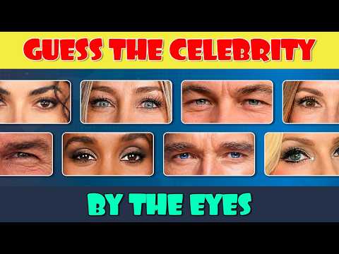 Guess the Celebrity by the Eyes 👀 80s & 90s Celebrity Quiz