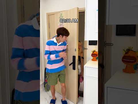He had no idea until the end🔐👖 #shorts #funny