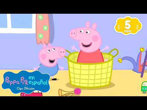 Peppa Pig: ¡Peppa y George juegan al escondite! 🐷🎈️✨ | Peppa Pig Español