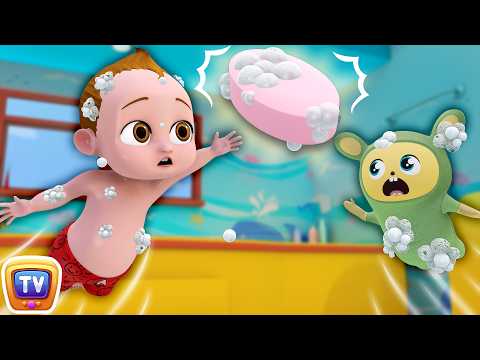 Slippery Soap!  Funny Bath Time Chase | Bestie and Friends | ChuChu TV Funny Kids Cartoon Videos