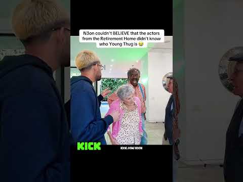 N3on couldn't BELIEVE that the actors from the Retirement Home didn't know who Young Thug is  #n3on