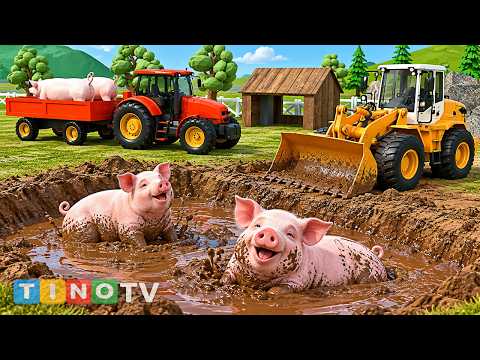 Amazing Animal Rescue Trucks 🚜 Building Animal Safe Shelters Simulation | Construction Compilation