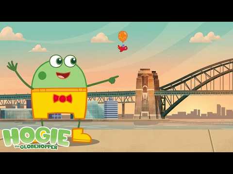 Hogie the Globehopper 🐸🏝️ Ocean Wonders: Sydney, Hawaii & More 🌎 Countries for Kids