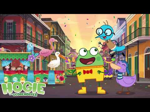 Hogie the Globehopper 🐸🎉 World Festivals: New Orleans, Dublin 🌎 Countries for Kids