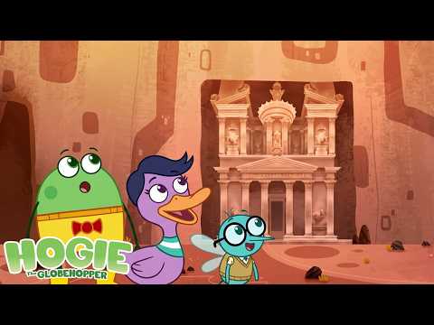 Hogie the Globehopper 🏛 Ancient Wonders: Petra, Cairo, Athens 🌎 Countries for Kids