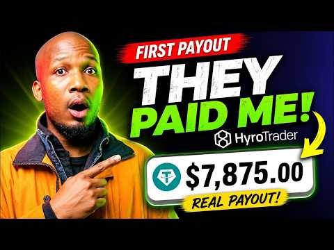 My First $7,875 Payout from HyroTrader Funded Account