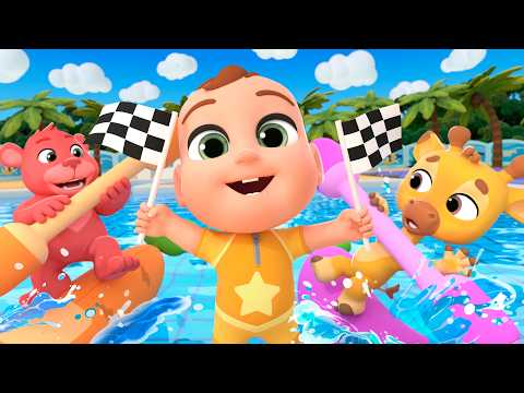 Ready, Set, Swim! Pool Games Song | Nursery Rhymes & Kids Songs