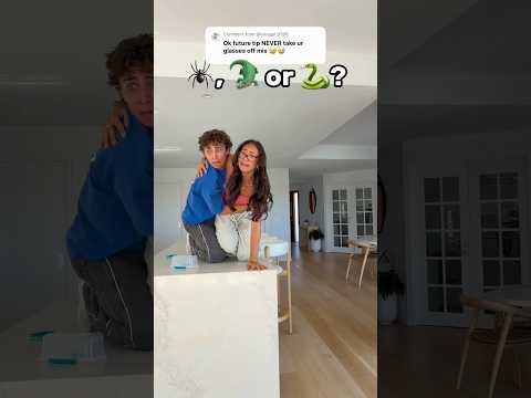 Never taking my glasses off again 😳💀 WE NEED TO KNOW! 😫 #dance #funny #couple #shorts