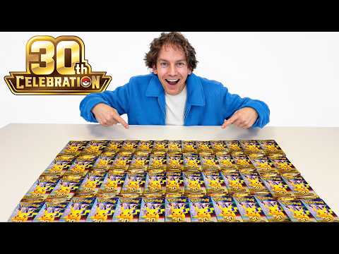 Opening 40x Pokémon 30th Anniversary Booster Packs