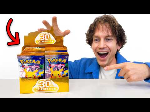 Opening a Pokémon 30th Anniversary Booster Box