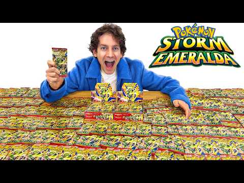 Opening 100x Pokémon Mega Rayquaza Booster Packs