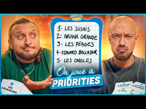 PRIORITIES : vous êtes plus d’accord avec David ou Raf ? (Moi avec Raf)