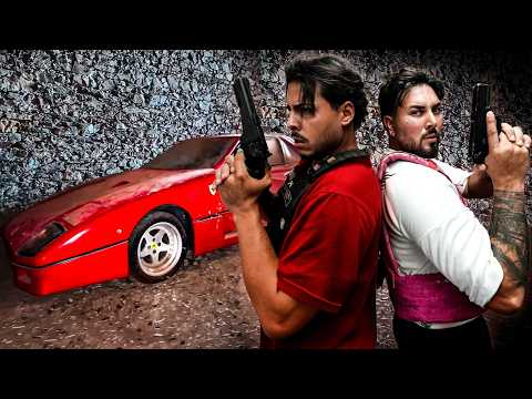 TEM UMA FERRARI ABANDONADA NESSA MANSAO - CAÇADORES DE LENDAS