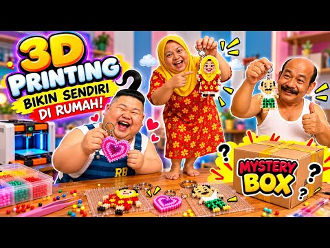 Bikin 3D printing DIY magic water, bentuk EMAK & BAPAK
