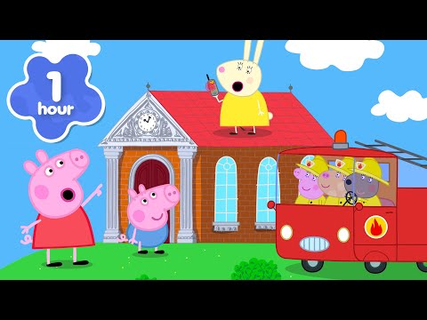 ¡Peppa Pig al Rescate! 🚒 La Srta. Rabbit atrapada en el techo | Nuevos Episodios Completos