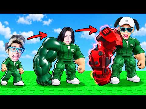 Dibacotin Tangan Kurus Tak Berotot, Aku Latihan Sampai Aku Jadi yg Terkuat di Roblox!!!