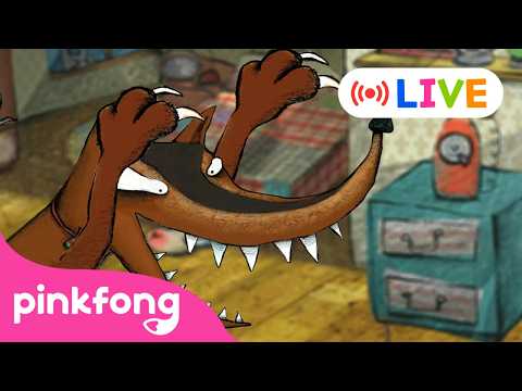 🔴 LIVE! 24 Hours of Scary Wolf Songs & Nursery Rhymes | Halloween Special | Pinkfong LIVE for Mobile