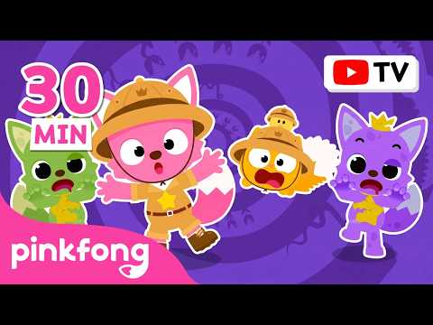 Pinkfong & Ninimo Spooky Kids Songs | Scary Jungle Animals + More | Pinkfong Halloween