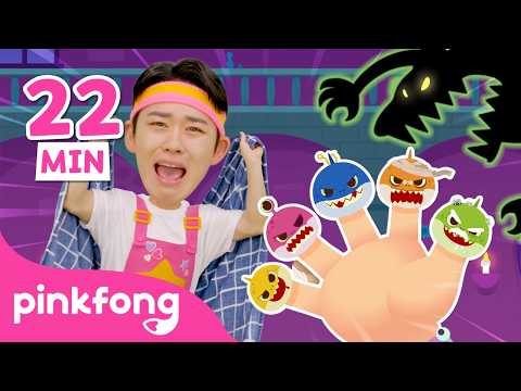 Boo! Hoi’s Halloween Playground Compilation | Zombie Finger Family & More | Pinkfong Halloween
