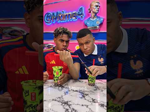 Mbappé Had to Help Yamal With His Drink… Twice 😭🥤 #parody #football #yamal