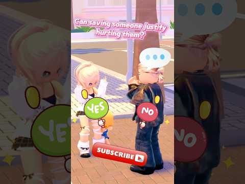 Would You Hurt Someone to Save Their Life 💔 | Michael Roblox  #shorts #roblox