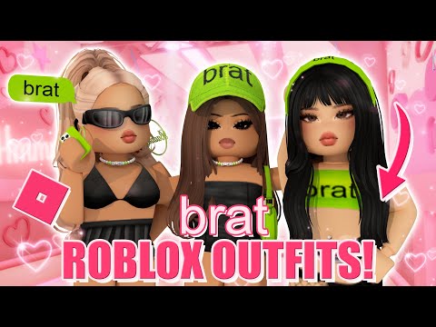 BRAT inspired ROBLOX outfit ideas! || mxddsie ♡