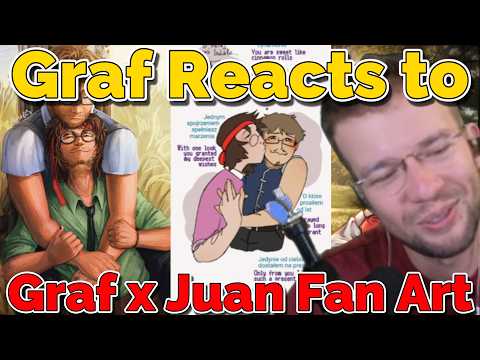 Graf Reacts to Juan & Graf QSMP Fanart on QSMP 2 Minecraft