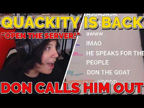 Quackity Gets Called by QSMP Members to Open the Server on QSMP 2 Minecraft ft. Don, Katie & More!